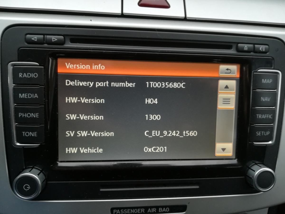 Hulp bij firmware update RNS510 - In Car Entertainment (ICE) - VW Passat . nl Volkswagen Passat Club Nederland
